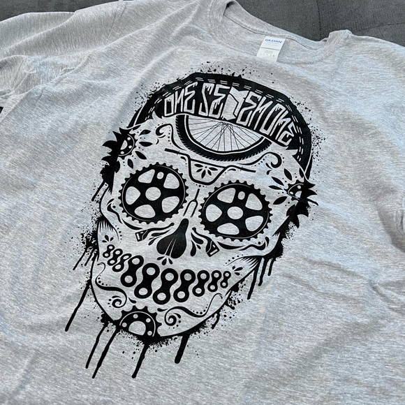 Rad BMX Sugar Skull Softstyle Shirt - Picture 2 of 3